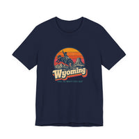 Wyoming Retro Sunset Tee