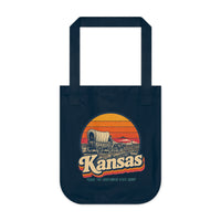 Kansas Santa Fe Trail Wagon Tote Bag