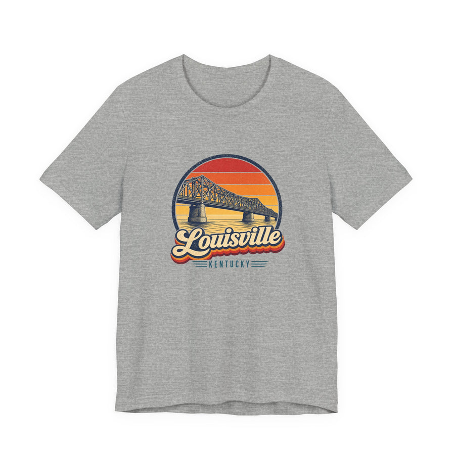 Louisville Retro Sunset Tee