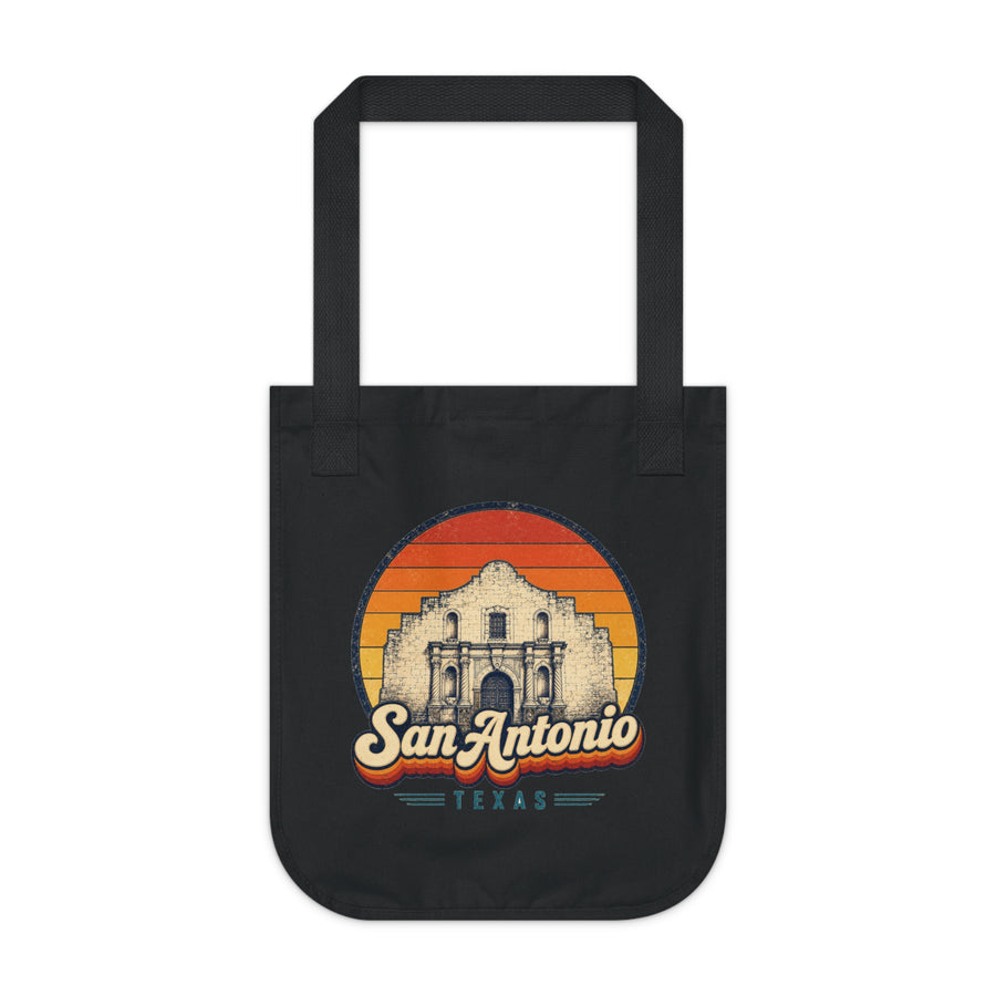 San Antonio Retro Sunset Tote Bag