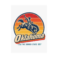 Oklahoma Rodeo Cowboy Poster