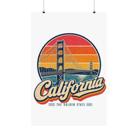 California Golden Gate Bridge Poster