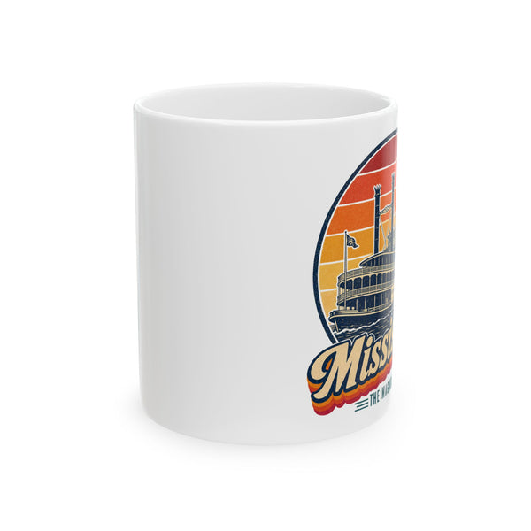 Mississippi Paddlewheel Riverboat Mug