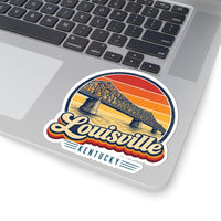 Louisville Retro Sunset Sticker