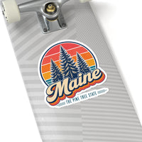 Maine Pine Trees Sticker