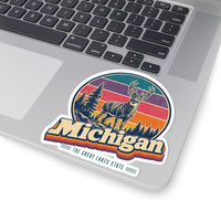 Michigan White Tailed Deer Sticker