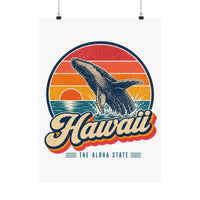 Hawaii Humpback Whale Poster