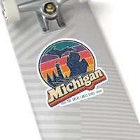 Michigan Mitten State Shape Sticker