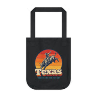 Texas Rodeo Bull Rider Tote Bag