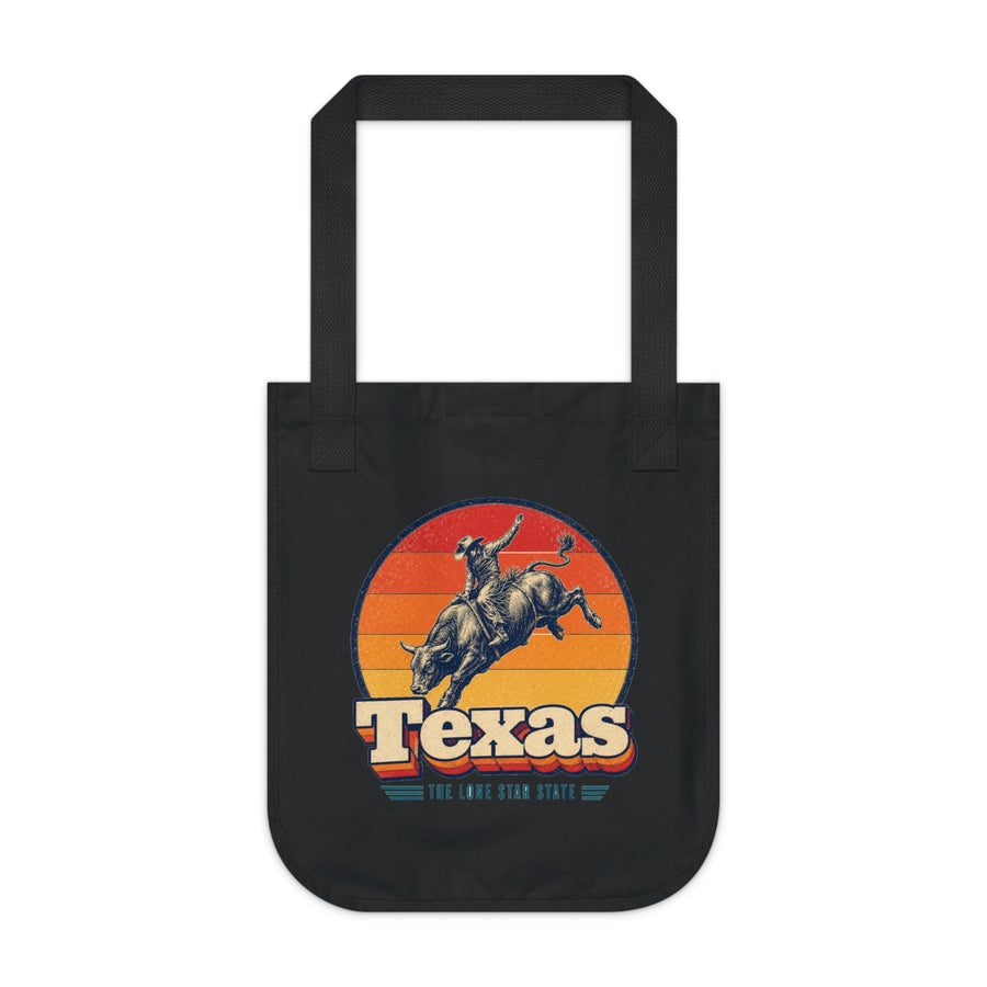 Texas Rodeo Bull Rider Tote Bag