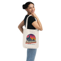 Massachusetts Retro Sunset Tote Bag
