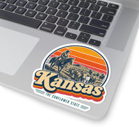 Kansas Dodge City Cattle Drive Sticker