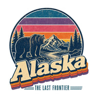Alaska Retro Sunset Tee