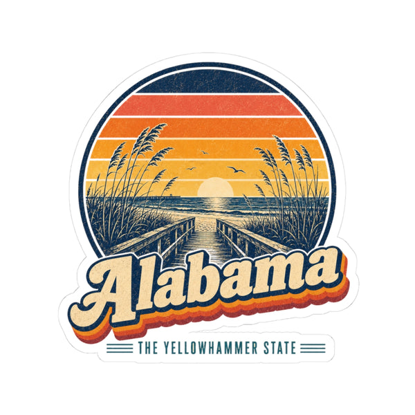 Alabama Gulf Shores Beaches Sticker