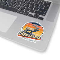 Montana Bull Elk Sticker