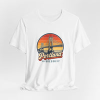 Portland Retro Sunset Tee