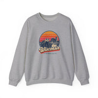 Wisconsin Retro Sunset Sweatshirt
