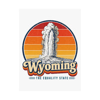 Wyoming Old Faithful Geyser Poster