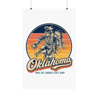 Oklahoma Powwow Regalia Poster