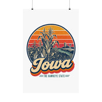 Iowa Corn Stalks Poster