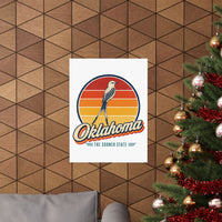 Oklahoma Scissor Tailed Flycatcher Poster