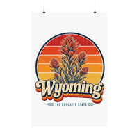 Wyoming Indian Paintbrush Poster