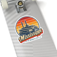 Mississippi Paddlewheel Riverboat Sticker