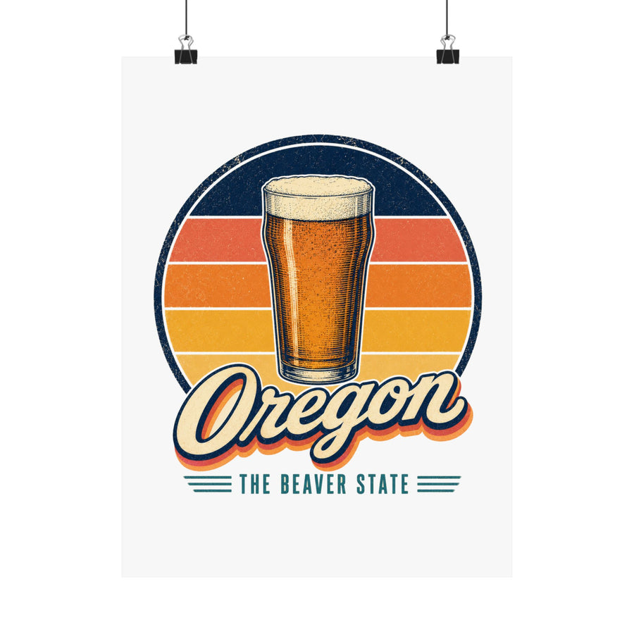 Oregon Craft Beer Poster