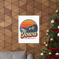 Iowa Mississippi River Bluffs Poster