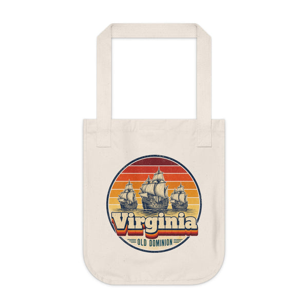 Virginia Jamestown Ships Tote Bag