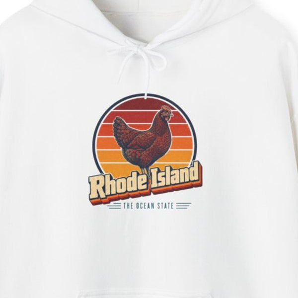 Rhode Island Rhode Island Red Hen Hoodie
