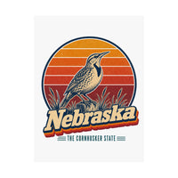 Nebraska Western Meadowlark Poster