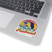 Florida Retro Sunset Sticker