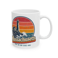 Massachusetts Lighthouse On A Bluff Mug