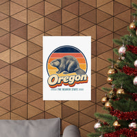 Oregon Beaver Poster