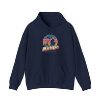 Michigan Retro Sunset Hoodie