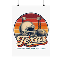 Texas Friday Night Football Poster