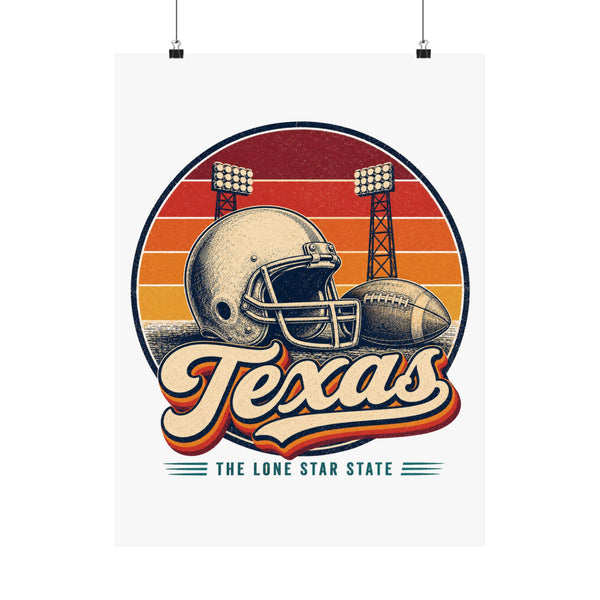 Texas Friday Night Football Poster