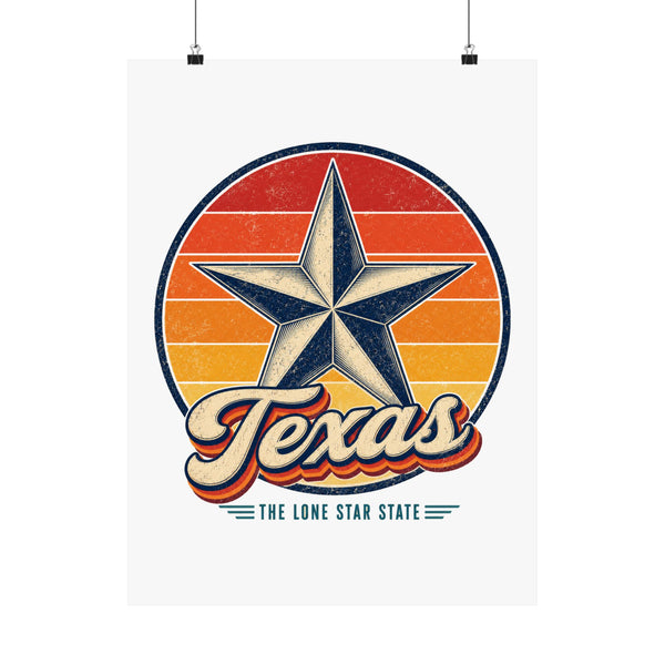 Texas Lone Star Poster