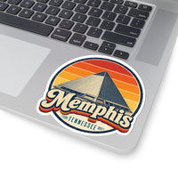 Memphis Retro Sunset Sticker