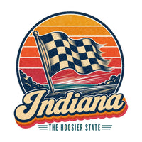 Indiana Checkered Flag Tee