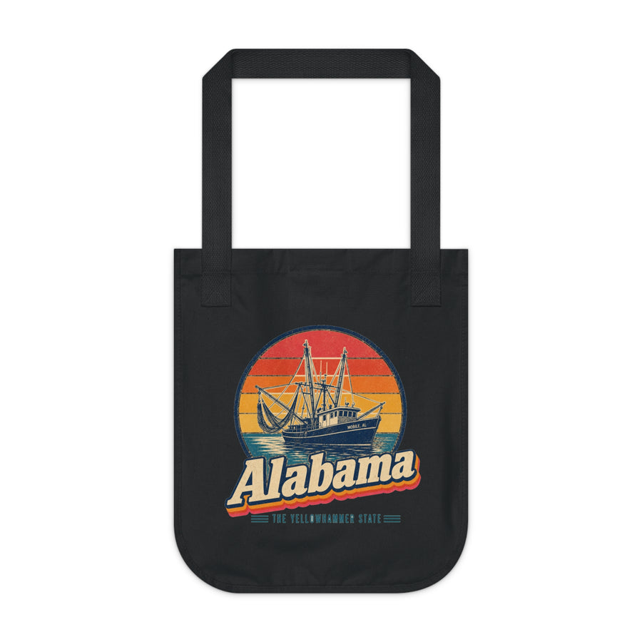 Alabama Shrimp Boats Mobile Bay Tote Bag