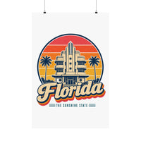 Florida Art Deco Miami Poster