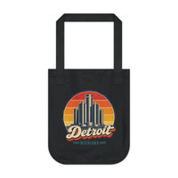 Detroit Retro Sunset Tote Bag