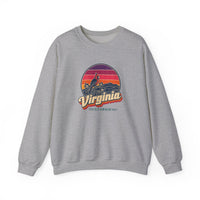 Virginia Retro Sunset Sweatshirt