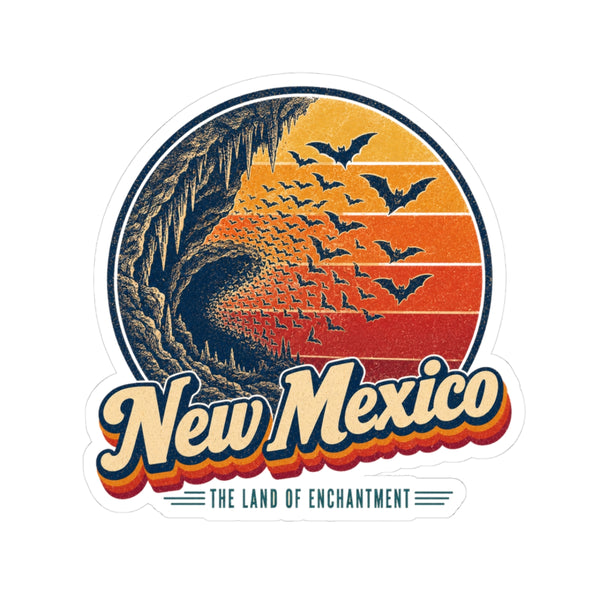 New Mexico Carlsbad Caverns Bats Sticker