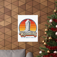 Wyoming Old Faithful Geyser Poster