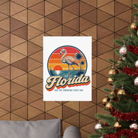 Florida Flamingo Poster