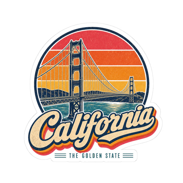 California Golden Gate Bridge Sticker