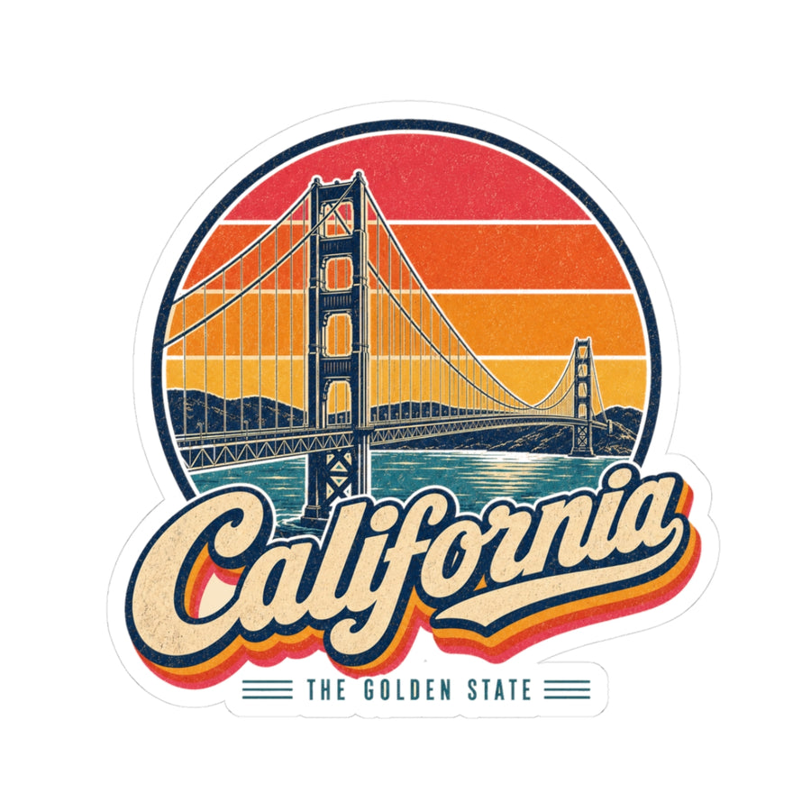 California Golden Gate Bridge Sticker